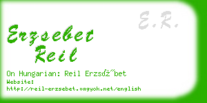 erzsebet reil business card